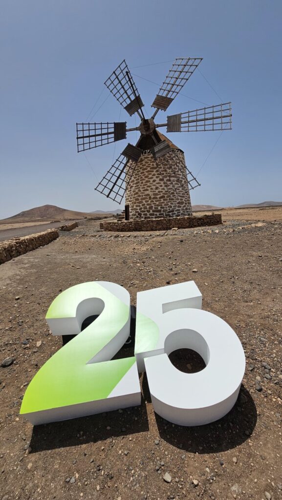 25 aniversario de Televisión Canaria. Molino de Tefía, Fuerteventura 