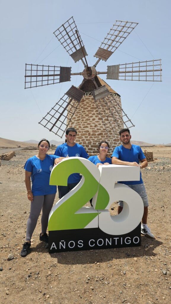 25 aniversario de Televisión Canaria. Molino de Tefía, Fuerteventura 