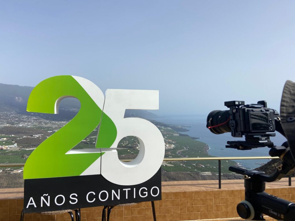 25 aniversario de Televisión Canaria. Mirador del Time, Tijarafe,  La Palma 