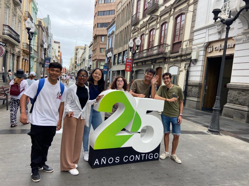 25 aniversario de Televisión Canaria. Calle de Triana, Las Palmas de Gran Canaria 