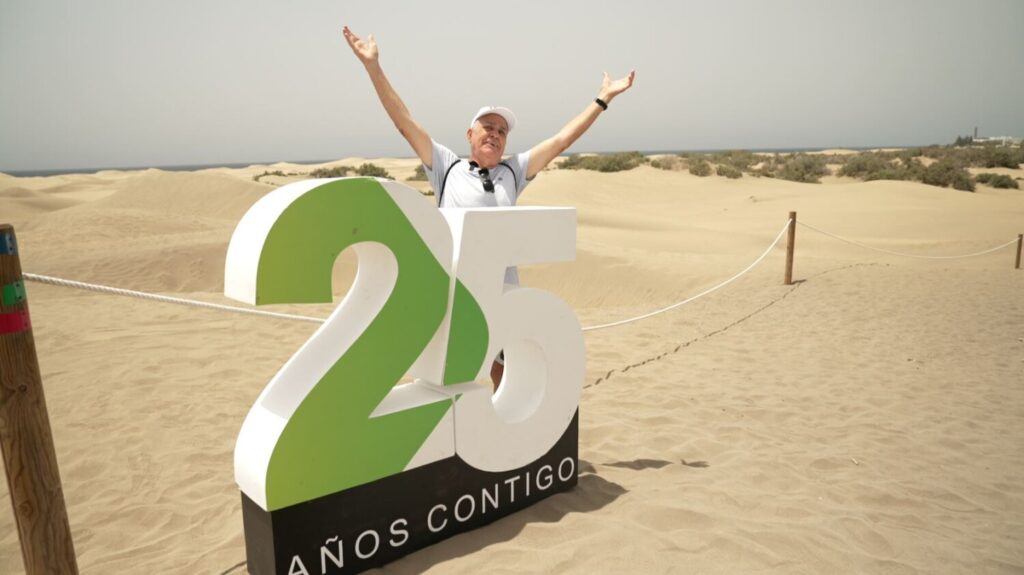 25 aniversario de Televisión Canaria. Dunas de Maspalomas, Gran Canaria 