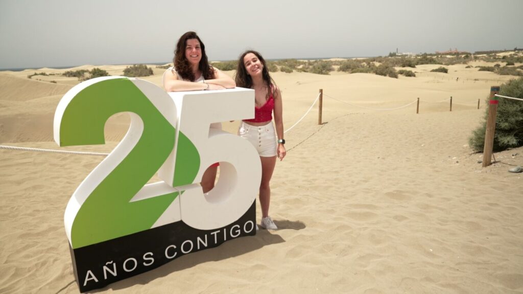 25 aniversario de Televisión Canaria. Dunas de Maspalomas, Gran Canaria 