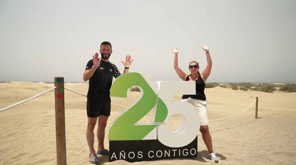 25 aniversario de Televisión Canaria. Dunas de Maspalomas, Gran Canaria 