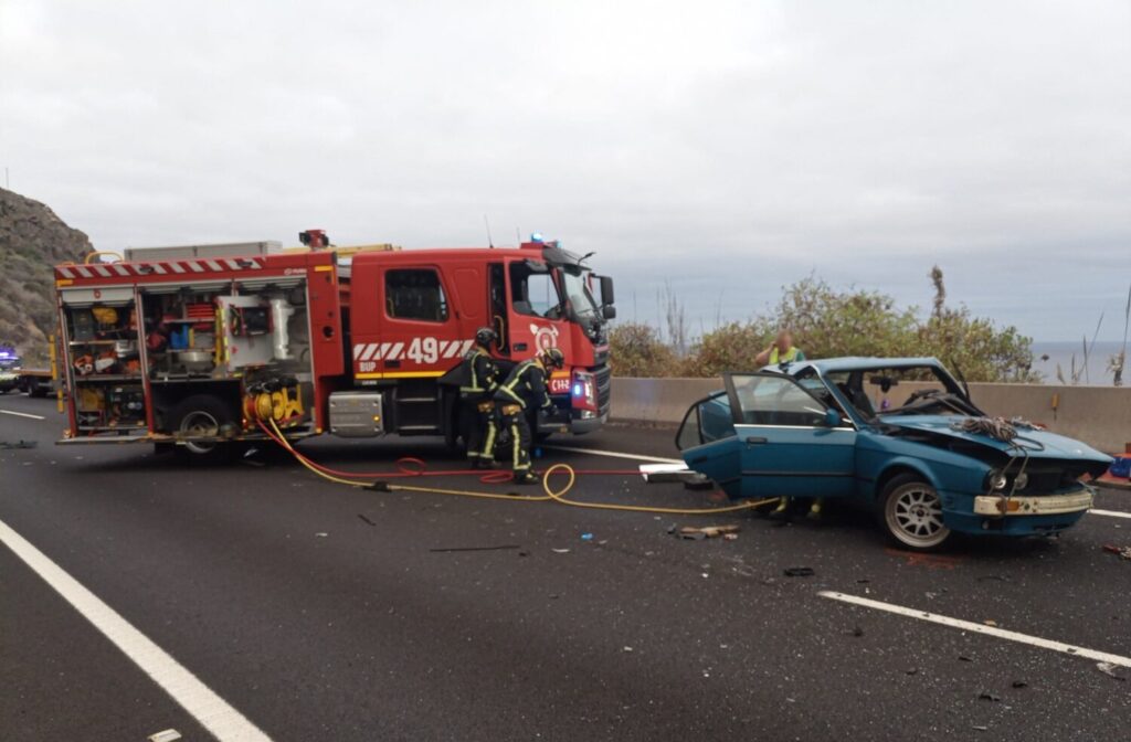 Un accidente en San Juan de La Rambla deja dos heridos, uno grave