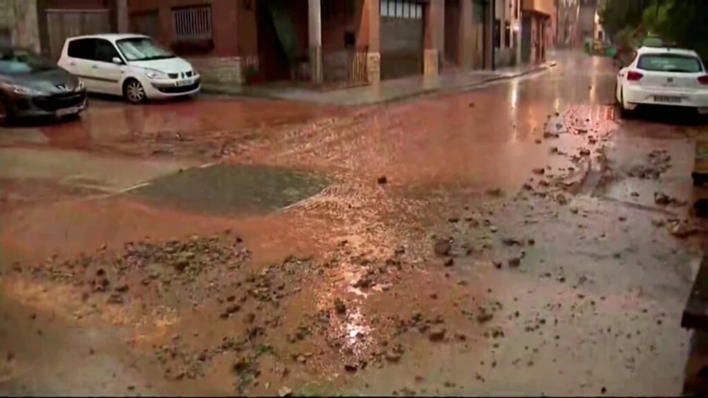 Una vaguada atlántica y la formación de una Dana traen fuertes lluvias y tormentas