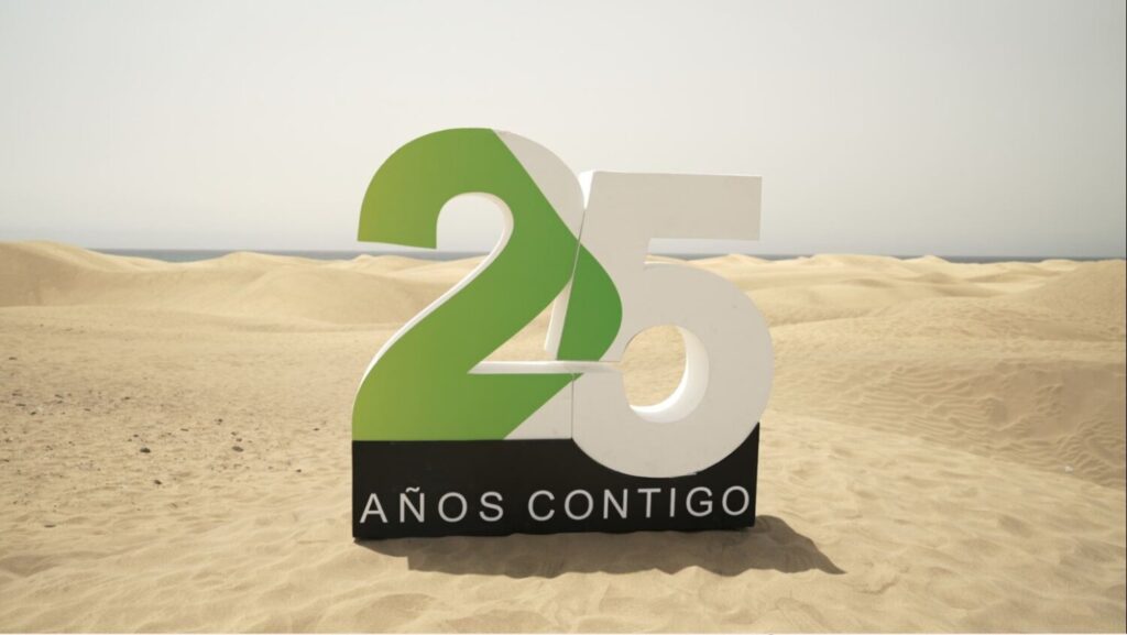 25 aniversario de Televisión Canaria. Dunas de Maspalomas, Gran Canaria 