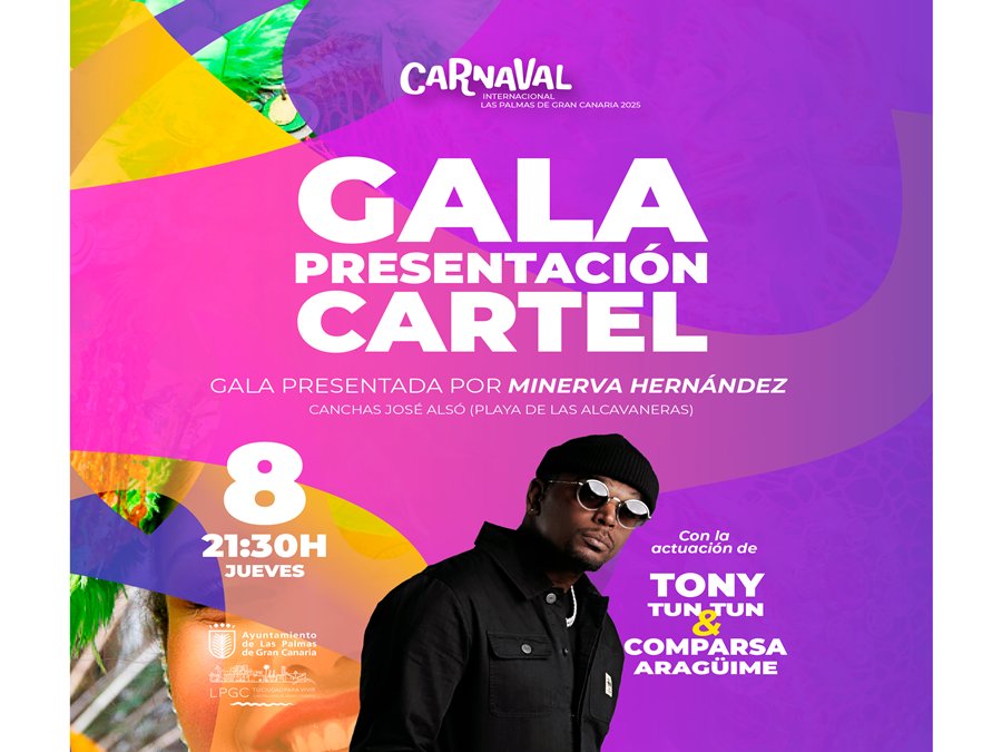 Televisión Canaria desvelará el cartel del Carnaval de Las Palmas de Gran Canaria 2025 este jueves 8 de agosto sobre las 21:30 horas