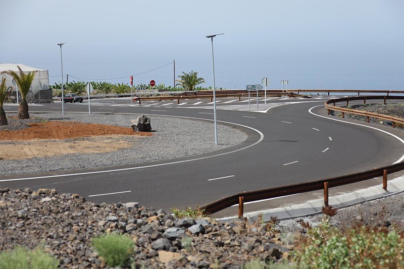 Imagen de la carretera de La Costa. Foto Gobierno de Canarias