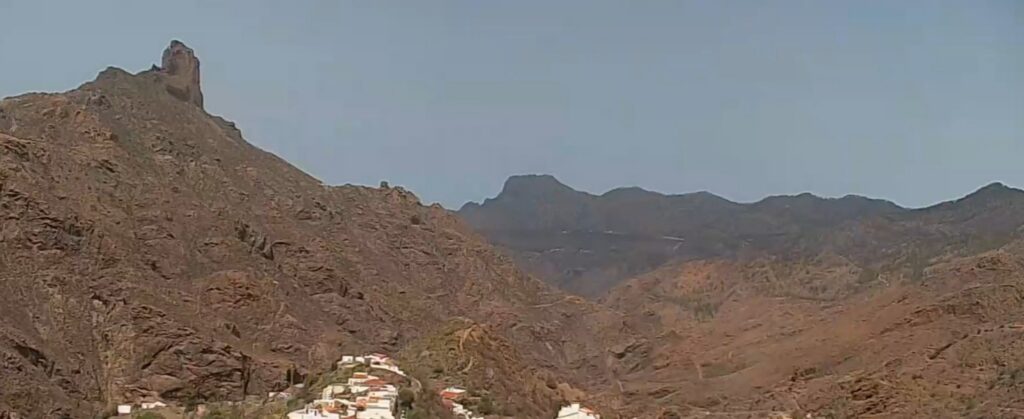 Semana de mucho calor en Canarias 

Imagen de Tejeda en Gran Canaria este lunes. Captura webcam Ayuntamiento de Tejeda 