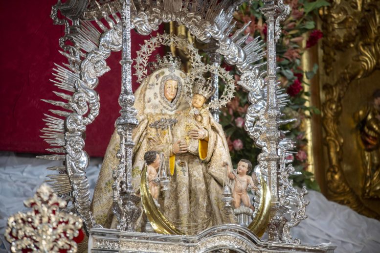 50 años del robo de las joyas de la Virgen del Pino. (Archivo) La Virgen del Pino