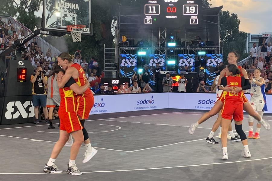 19-11. España, campeona de Europa en baloncesto 3x3