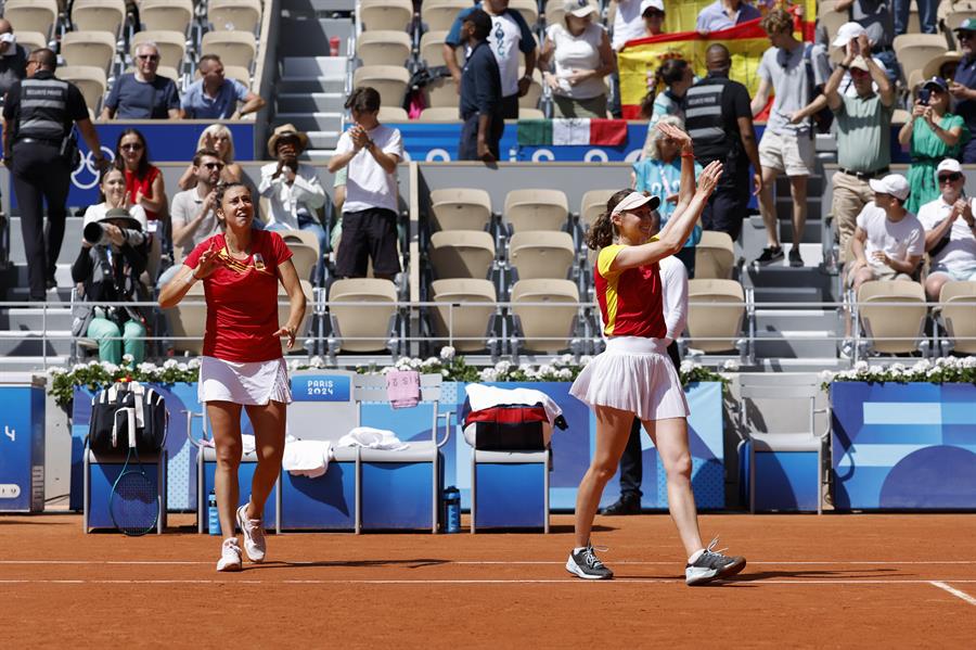 Sorribes y Bucsa, bronce en dobles femenino de tenis