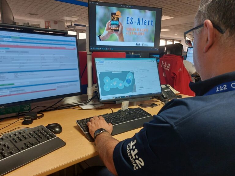 El sistema de aviso a la población en caso de emergencia ES-Alert se probará el 26 de septiembre en toda Gran Canaria