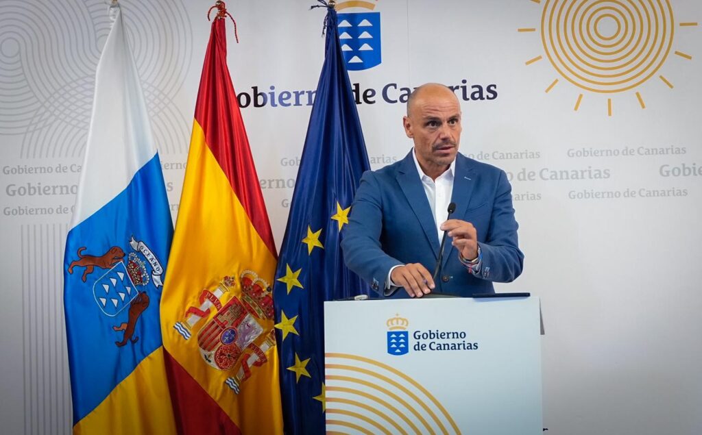 El Gobierno canario pide al Estado cumplir sus obligaciones en migración. Imagen: Alfonso Cabello, portavoz del Gobierno de Canarias.  Presidencia del Gobierno