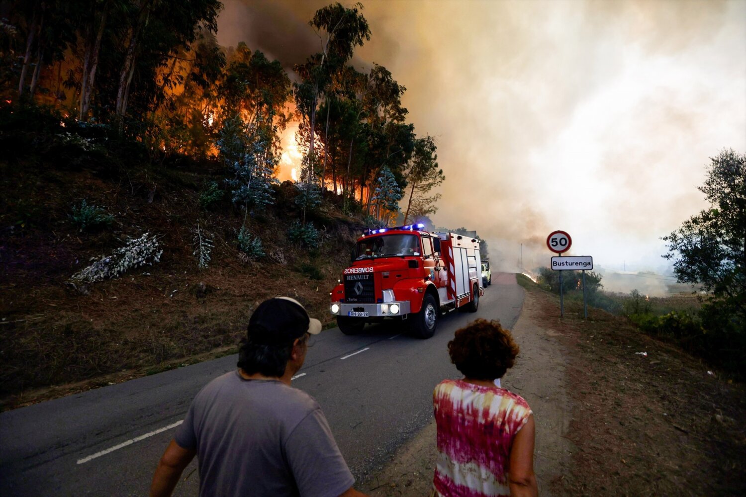 Siete muertos en los incendios que asolan gran parte de Portugal