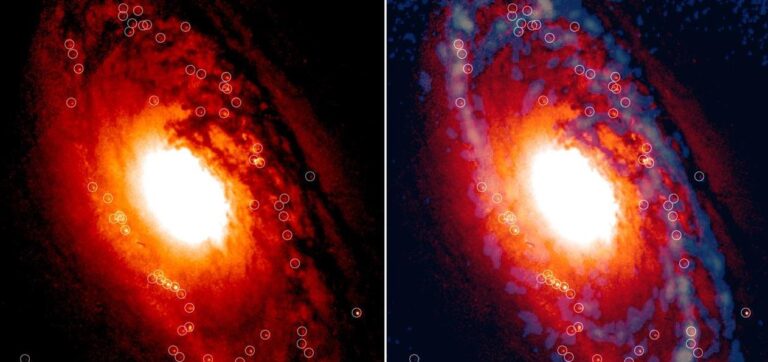 Descubren regiones de con estrellas extremadamente jóvenes en galaxias muy viejas