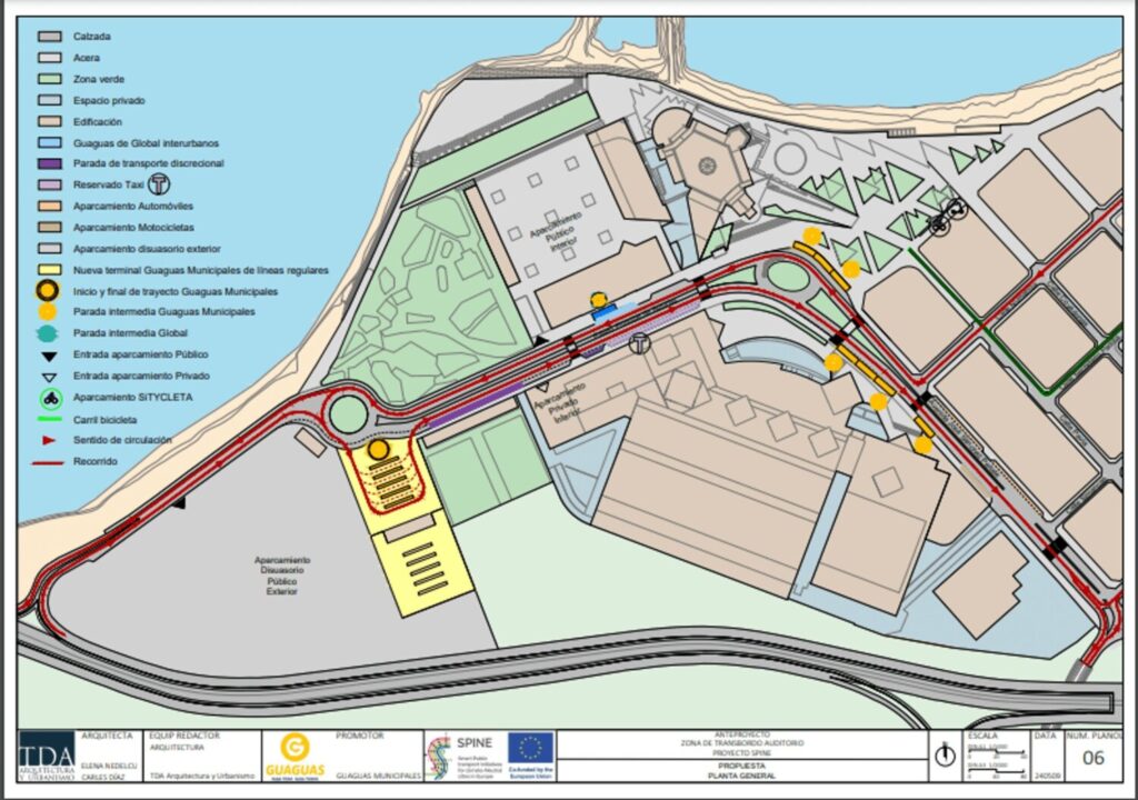 Las Palmas de Gran Canaria se suma como ciudad piloto al Proyecto Spine, planteando la reordenación de la zona del Auditorio Alfredo Kraus