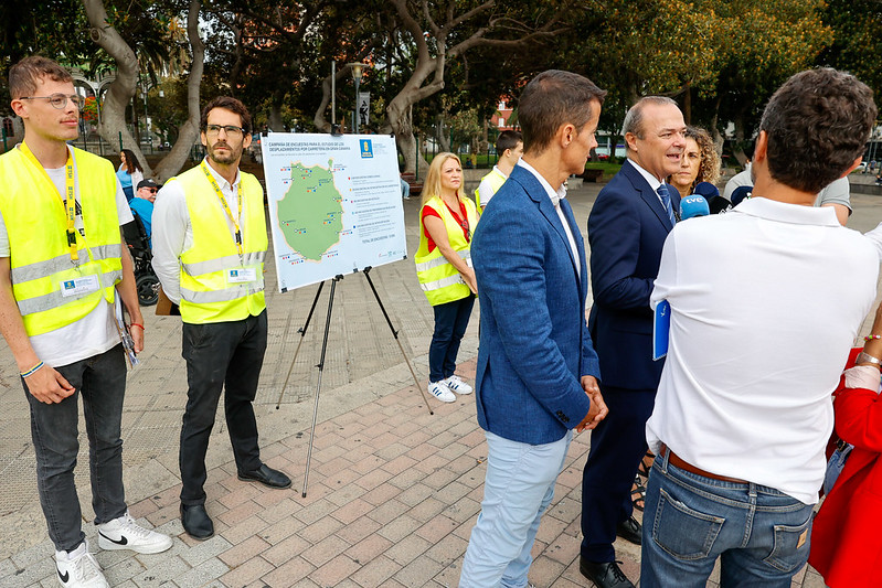 Presentación de la elaboración del gestor informático para las carreteras de Gran Canaria. Imagen cedida por el Cabildo de Gran Canaria