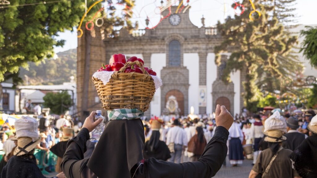 La 72º Romería-Ogrenda del Pino congrega  en Teror a toda Gran Canaria