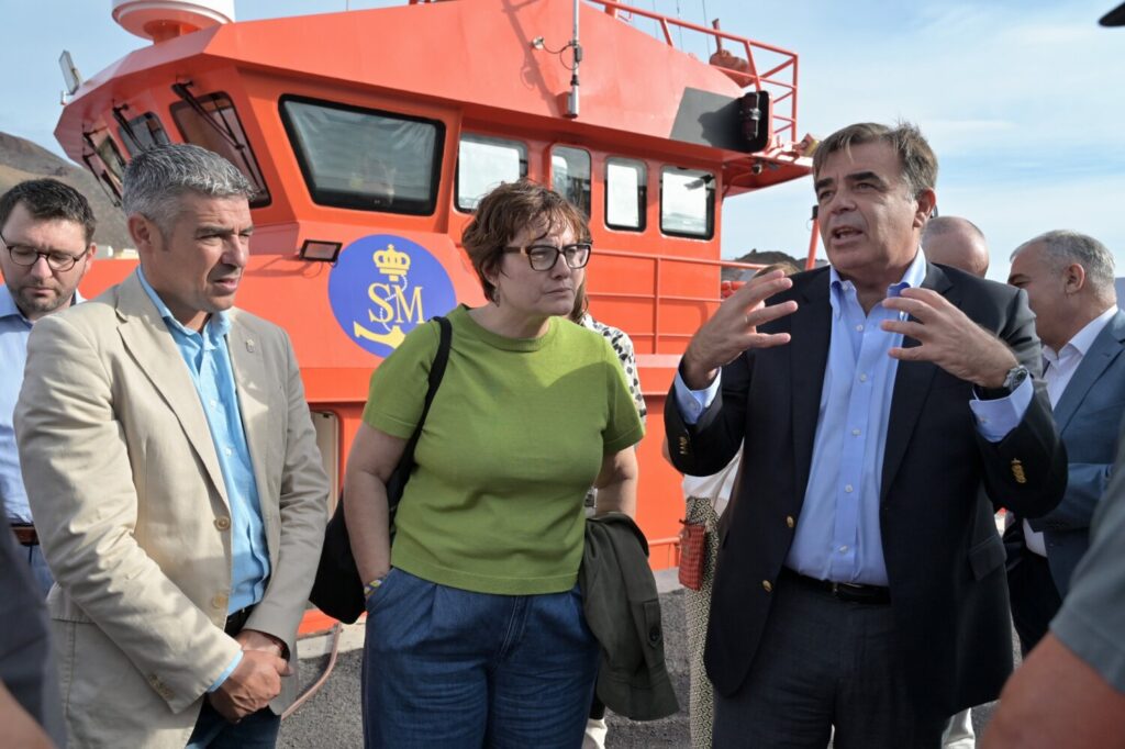 Margaritis Schinas en El Hierro. Imagen Gobierno de Canarias