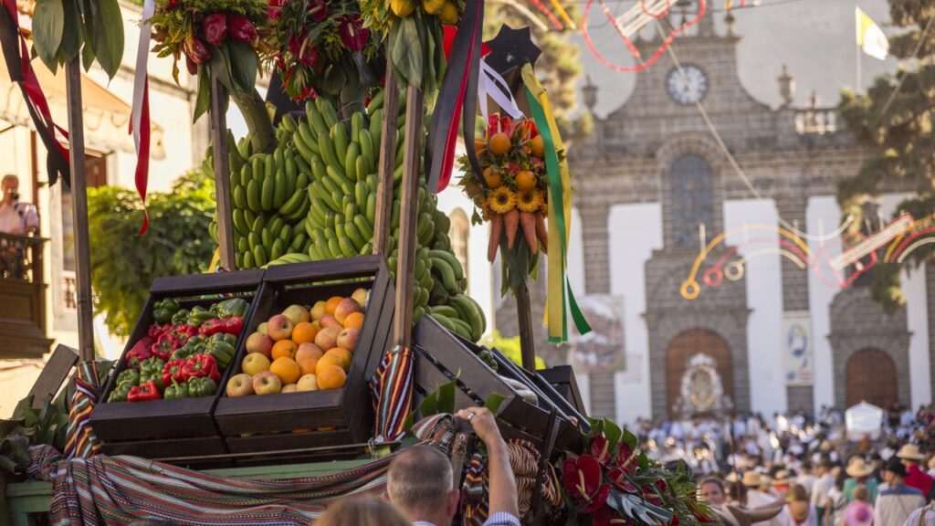 Este sábado 7 de septiembre, a partir de las 15:15 horas, Televisión Canaria retransmite la tradicional Romería Ofrenda a la Virgen del Pino