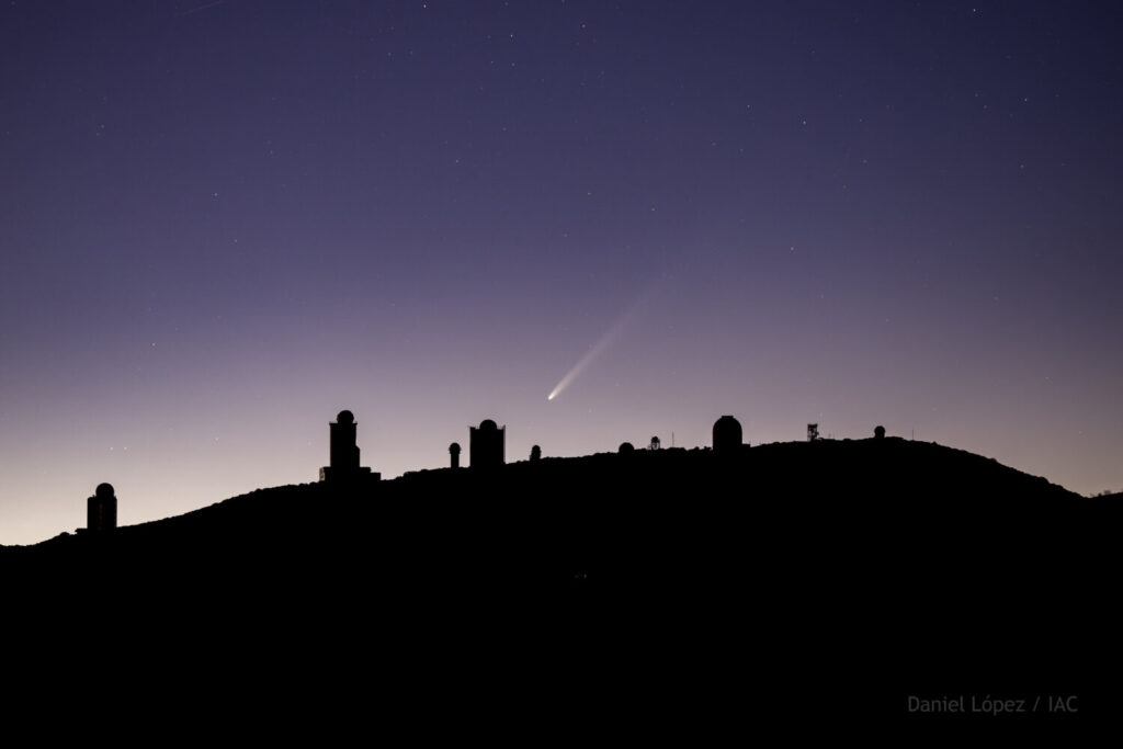 Cometa del Siglo captado en el Observatorio del Teide / IAC