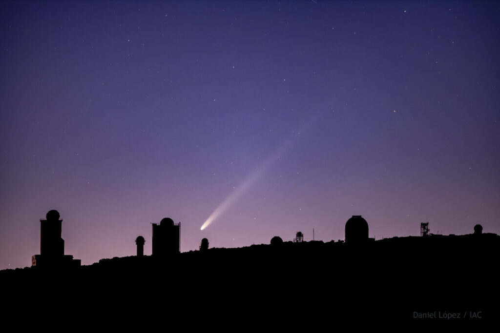 Cometa del Siglo captado en el Observatorio del Teide / IAC