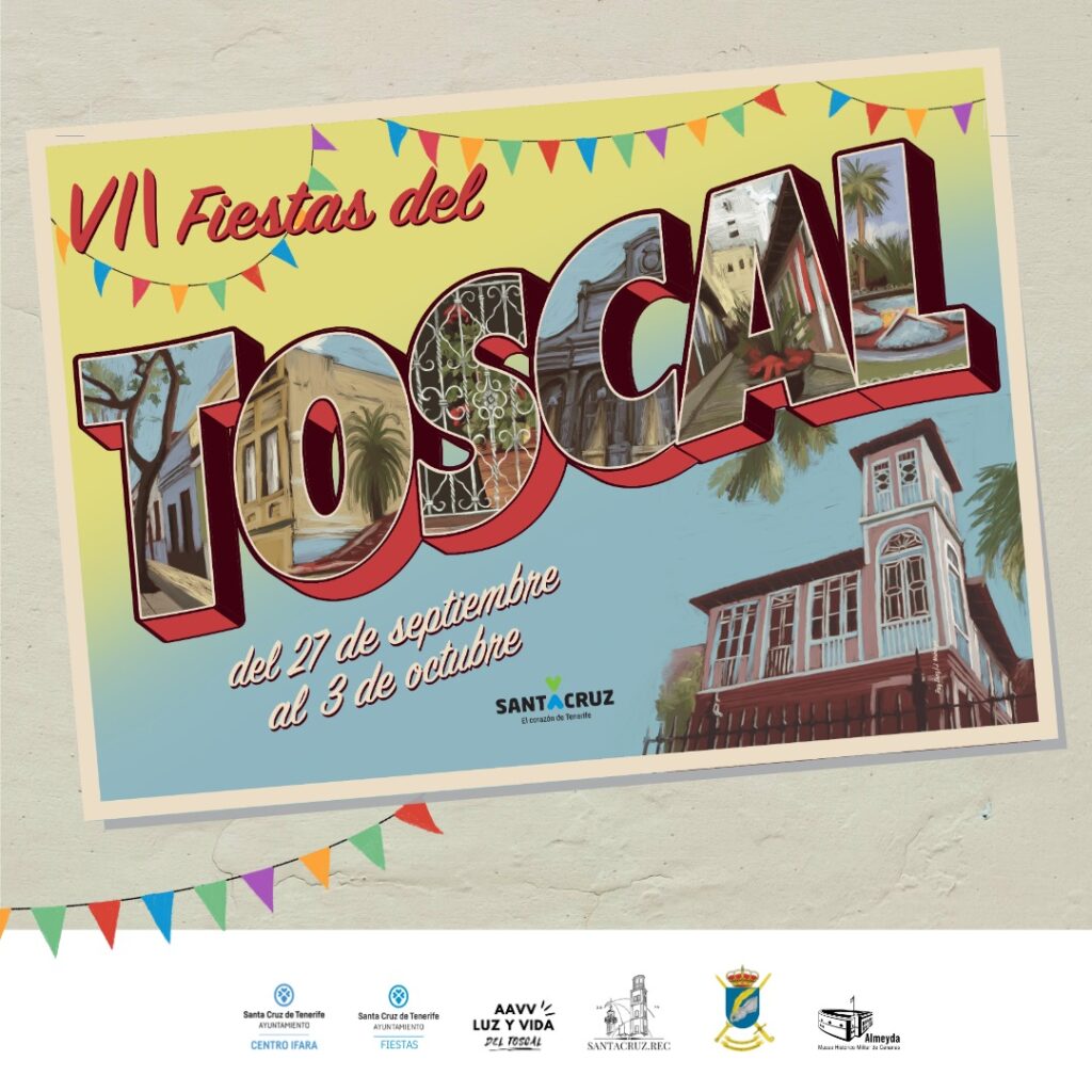 Cartel de las Fiestas de El Toscal en Santa Cruz de Tenerife