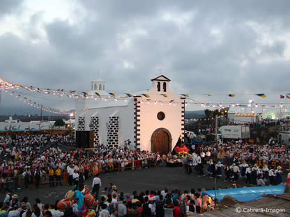 Ambiente festivo en Lanzarote por las fiestas en honor a la Virgen de Los Dolores