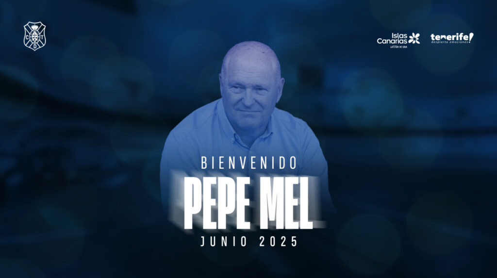 Pepe Mel entrenador del CD Tenerife 