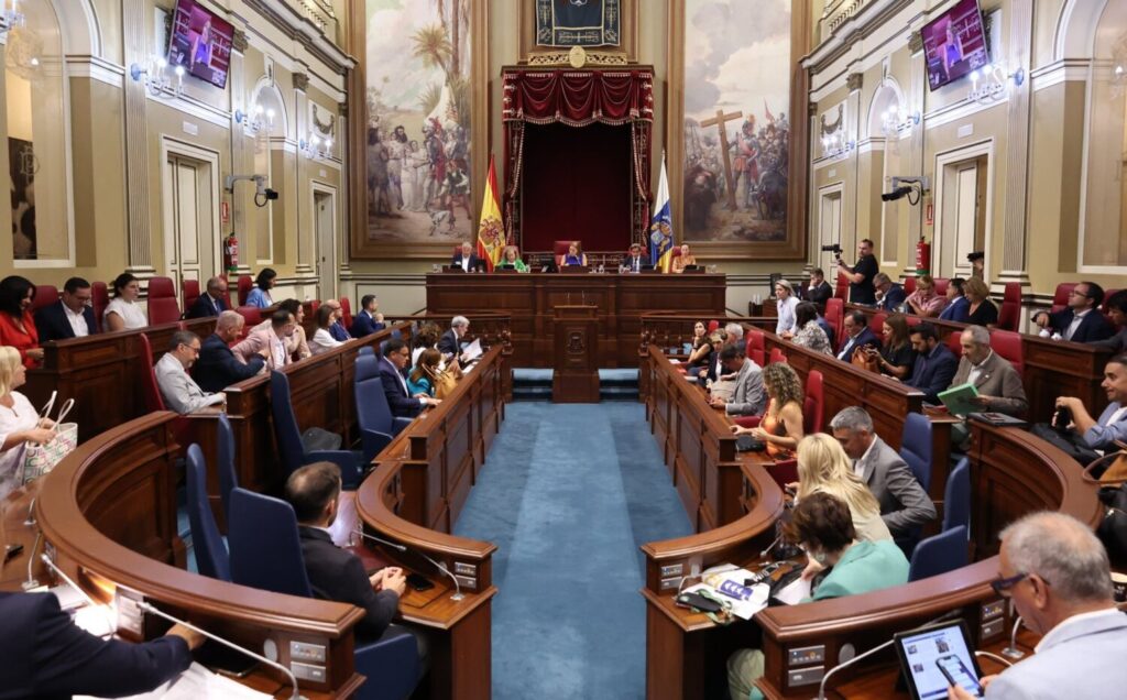 Pleno del Parlamento de Canarias, 6 de septiembre 2024. Imagen Parlamento de Canarias