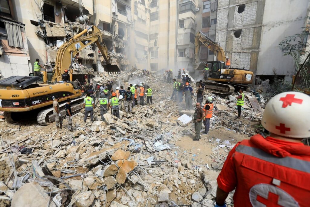 Elevan a 50 los muertos por el bombardeo sobre Beirut