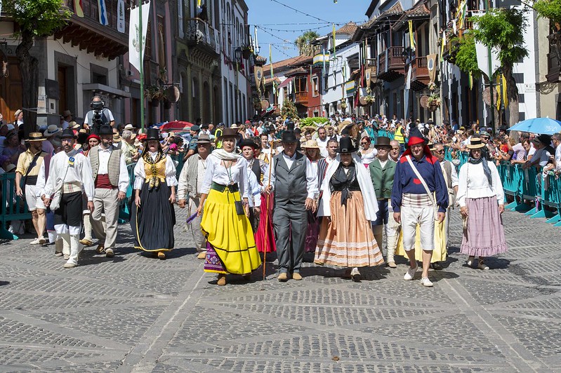 Recomendaciones culturales. Romería Ofrenda a la Virgen del Pino, Teror. Imagen Ayuntamiento de Teror