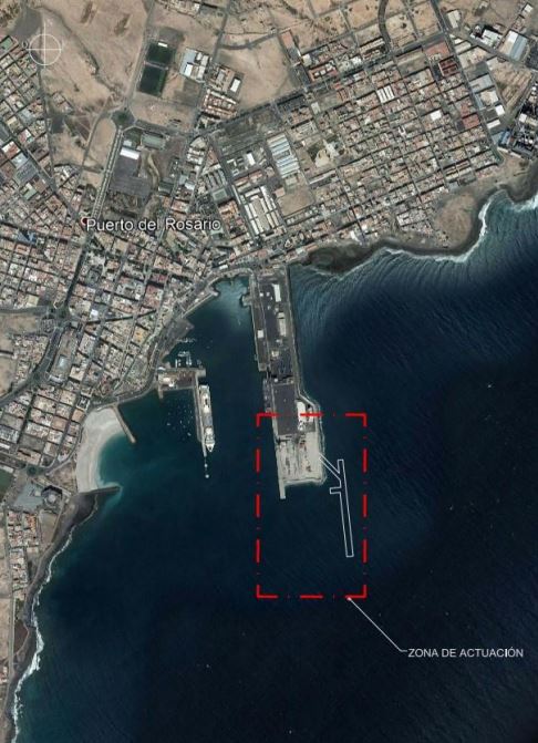 Actuaciones en el muelle de Puerto del Rosario