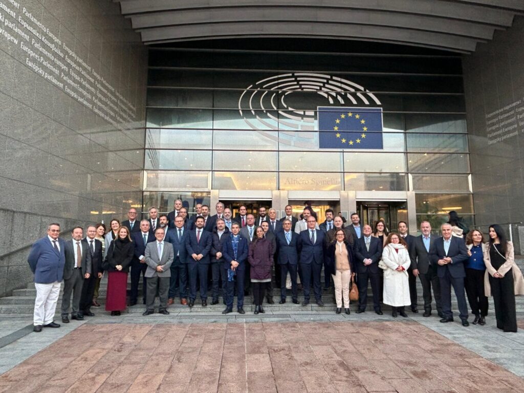 Delegación canaria en Bruselas para hablar de la financiación del POSEI. Imagen Gobierno de Canarias.