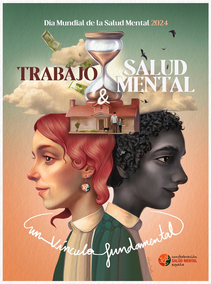 Trabajo y Salud Mental, la nueva campaña del Gobierno de España. Cartel de la campaña/ Gobierno de España