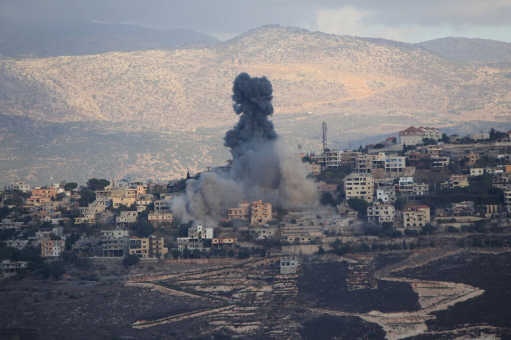 Bombardeo israeli en Jiyam, al sur de Líbano. Europa Press