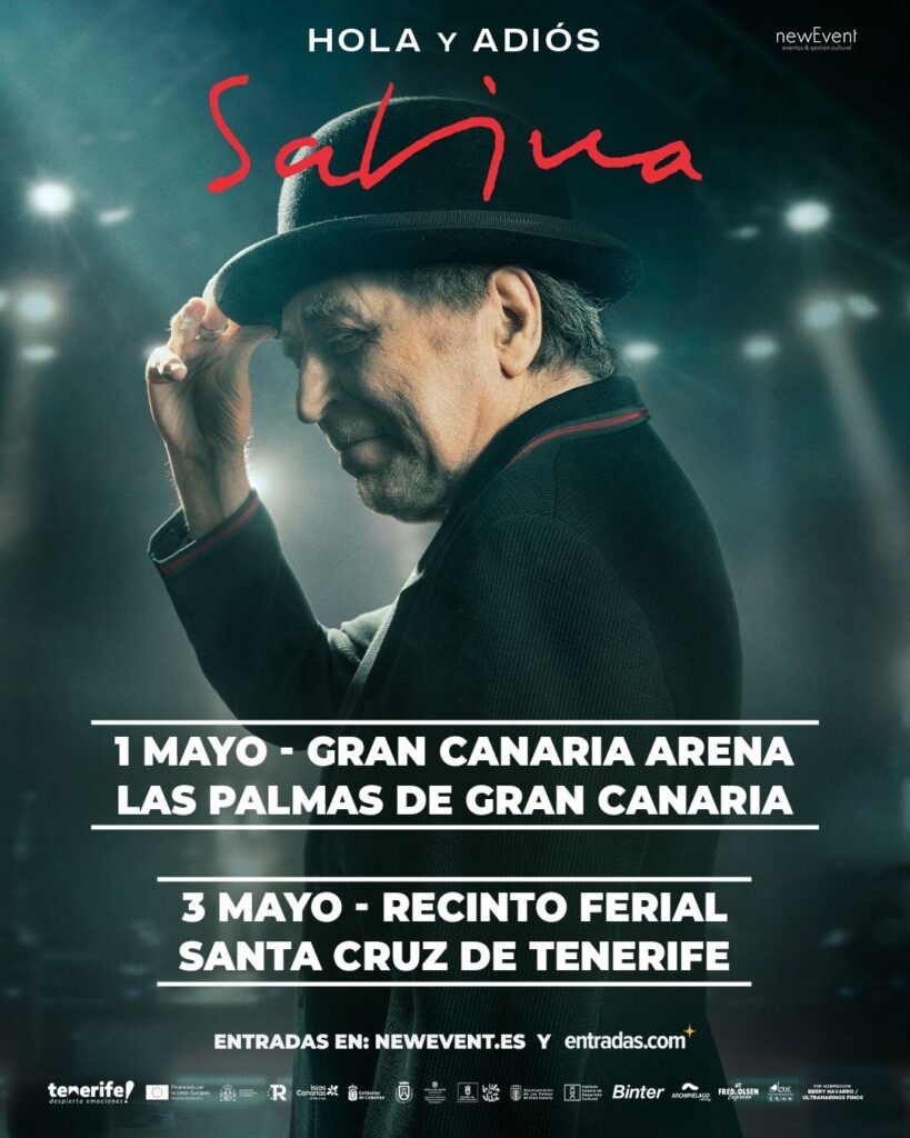 Canarias será la primera parada de Joaquín Sabina con su último tour, 'Hola y Adiós'