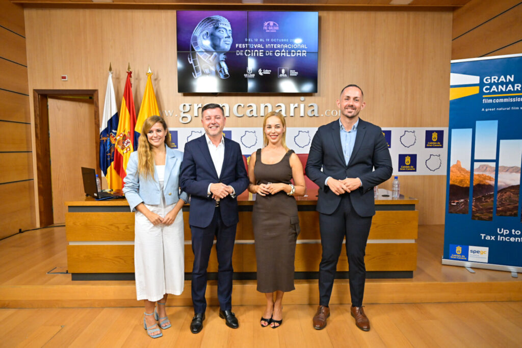 Planes en Canarias: Acto de presentación del Festival Internacional de Cine de Gáldar. Imagen cedida por la organización