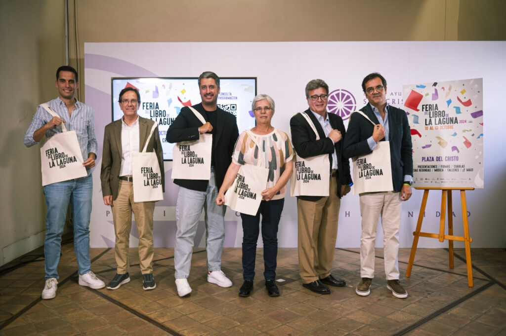 Acto de presentación de la Feria del Libro de La Laguna. Imagen Ayuntamiento de La Laguna