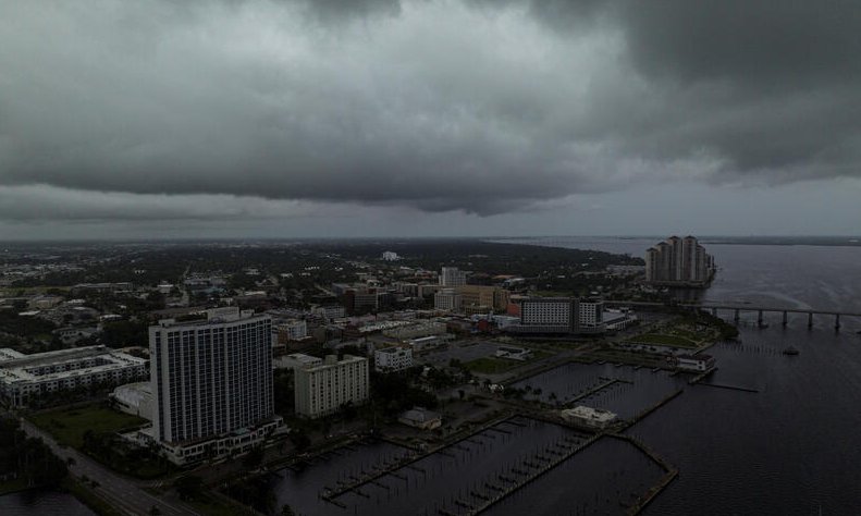 El huracán Milton se aproxima a Florida. Imagen Reuters