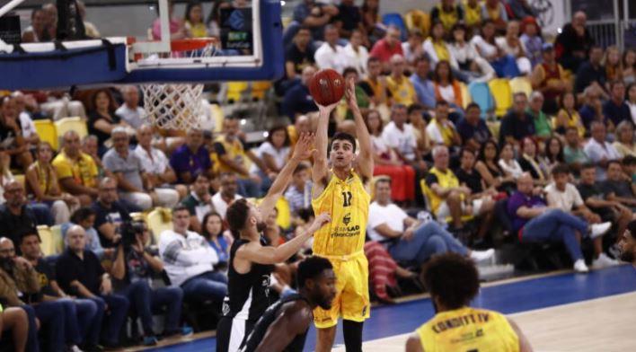 Imagen del Dreamland Gran Canaria jugando contra el Ratiopharm ULM