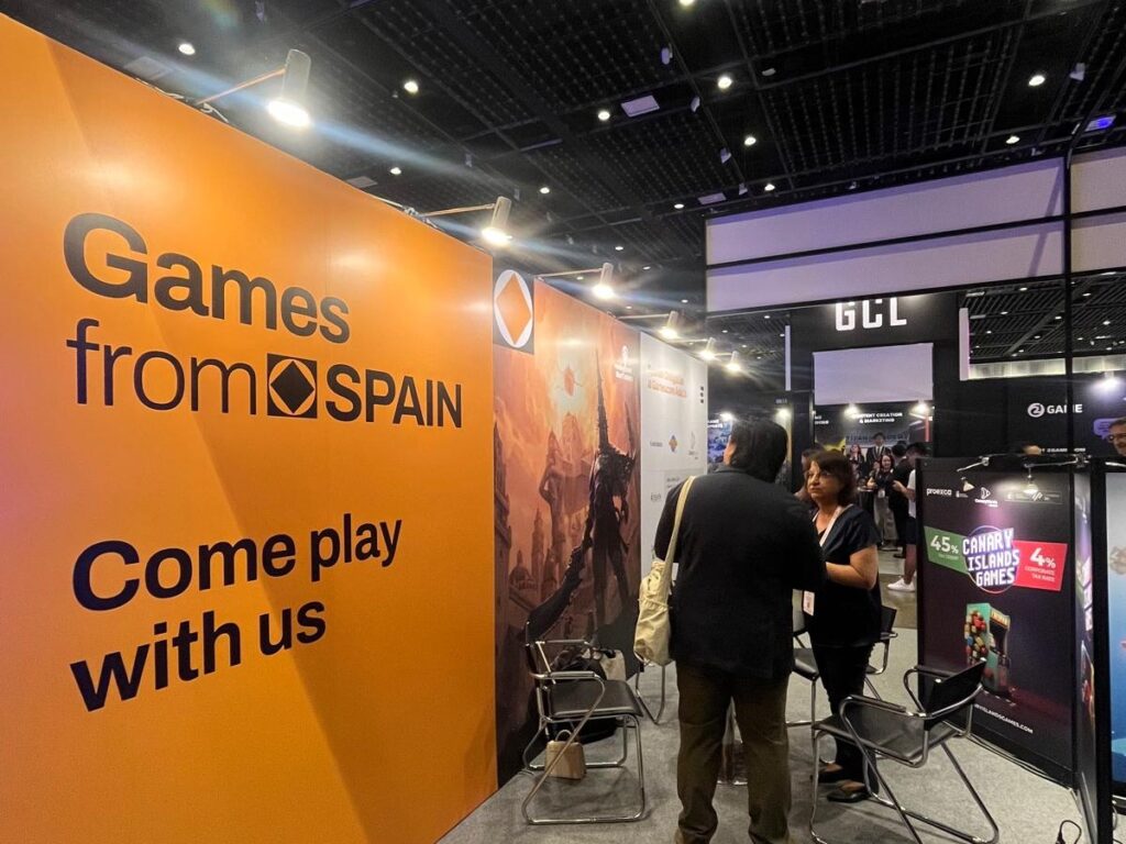 Stand español en la Gamecon de Singapur/Gobierno de Canarias