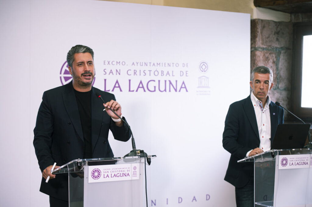 La Laguna invertirá más de 20 millones para la vivienda. Luis Yeray Gutiérrez, alcalde de La Laguna en la presentación del estudio sobre Situación socioeconómica de la vivienda en La Laguna/ Ayuntamiento de La Laguna