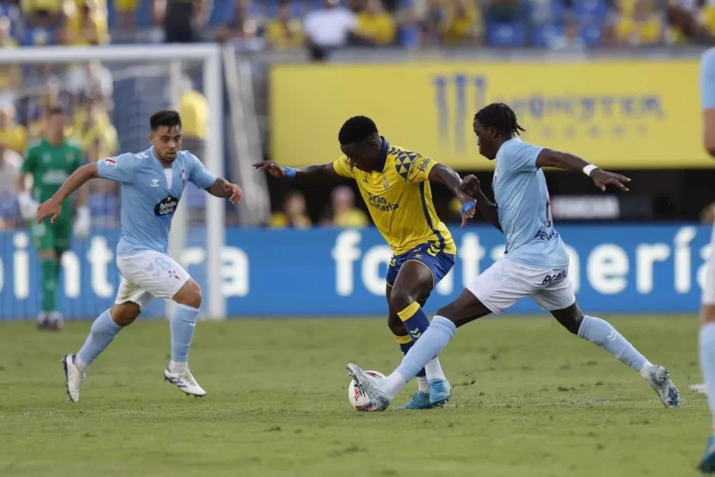 Celta de Vigo – UD Las Palmas. Finaliza el partido con una sonora pitada de la afición