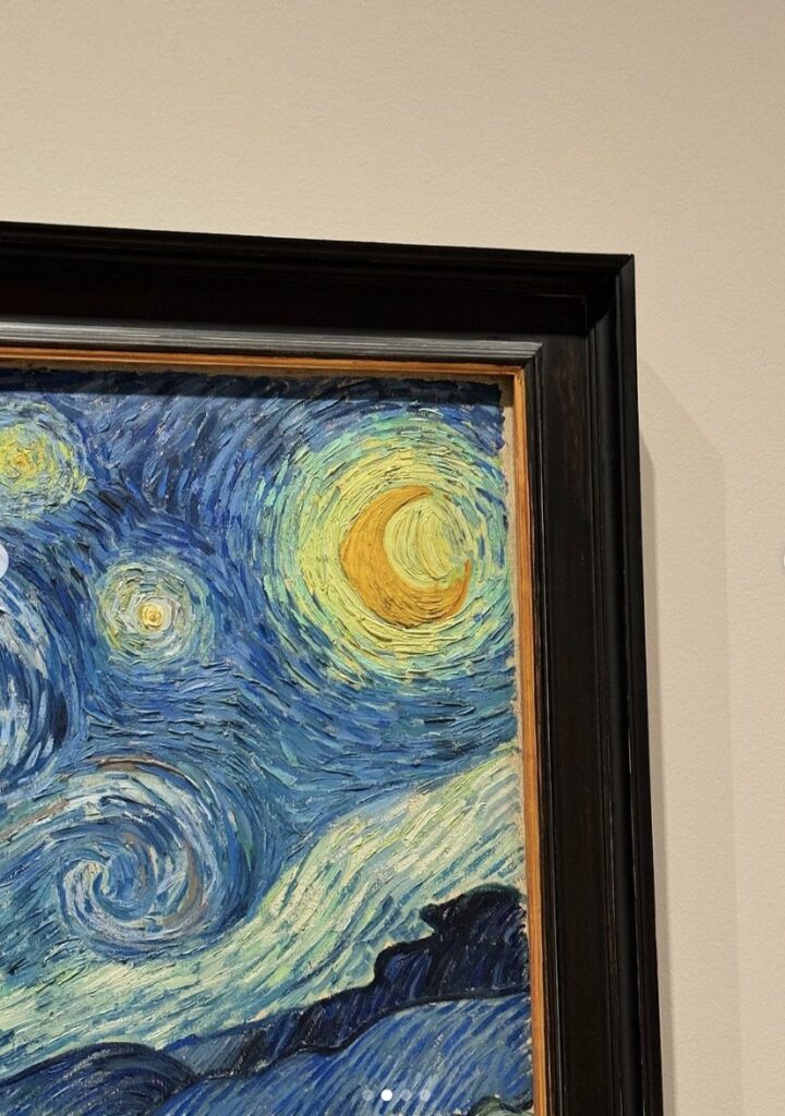 Detalle del cuadro de Van Gogh que ha compartido Quevedo en sus redes sociales y que ha suscitado mucha expectación entre sus seguidores / Instagram 