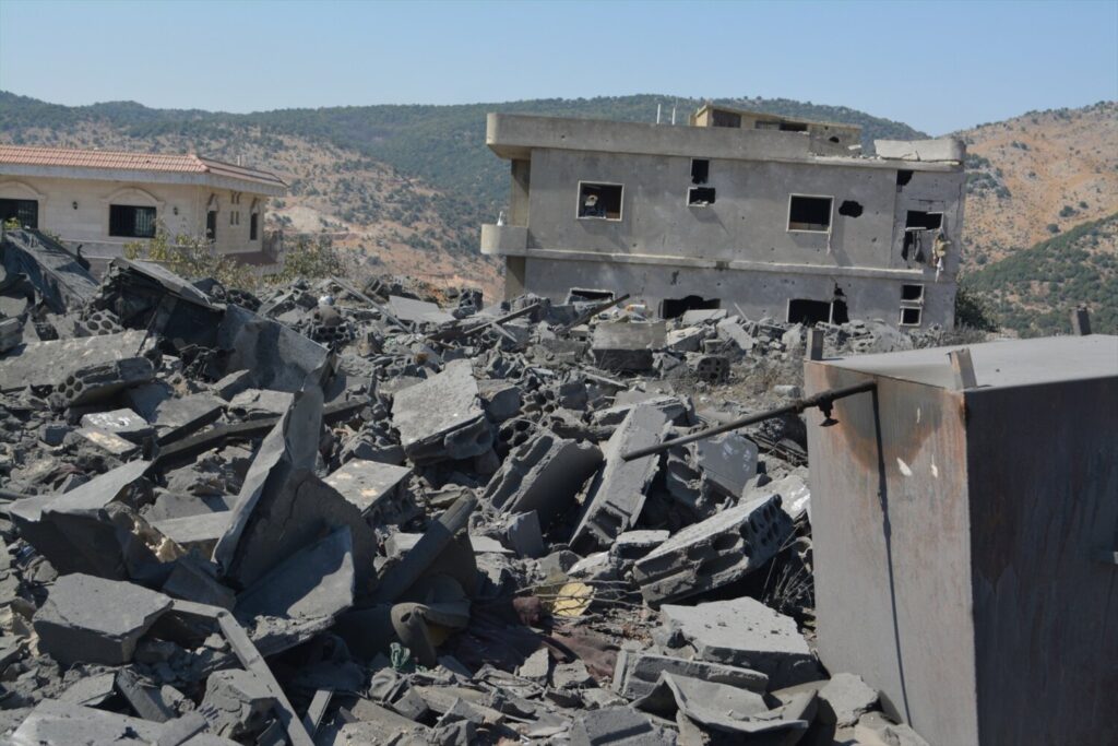 Muere un comandante de la fuerza de élite de Hezbolá. Imagen: Edificios destruidos a causa de los bombardeos ejecutados por el Ejército de Israel contra la localidad de Meidun, en Líbano (archivo) Europa Press/Contacto/Taher Abu Hamdan 