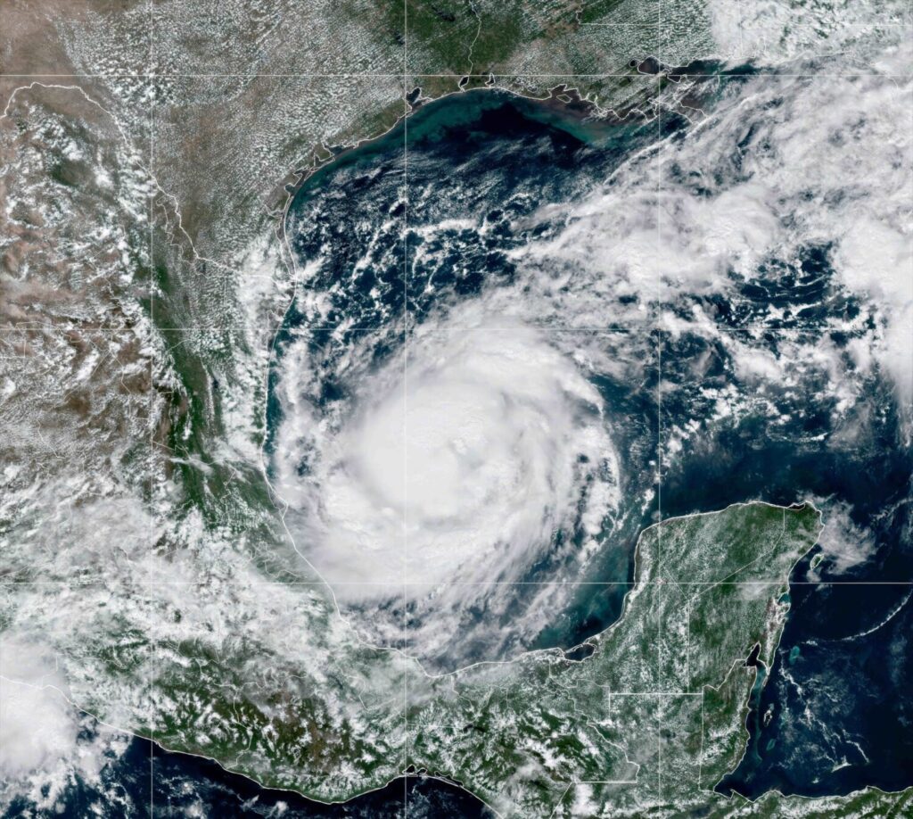 El huracán 'Milton' en el golfo de México - Europa Press/Contacto/Goes-East/Noaa