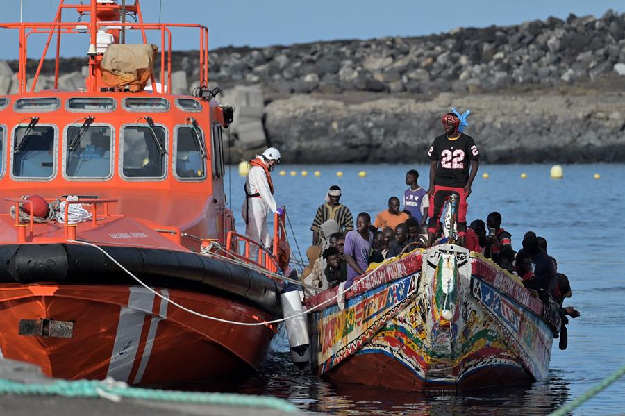 Migración en Canarias. EFE