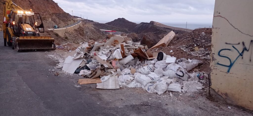 Vertidos incontrolados que han sido retirados por el Ayuntamiento de Las Palmas de Gran Canaria 